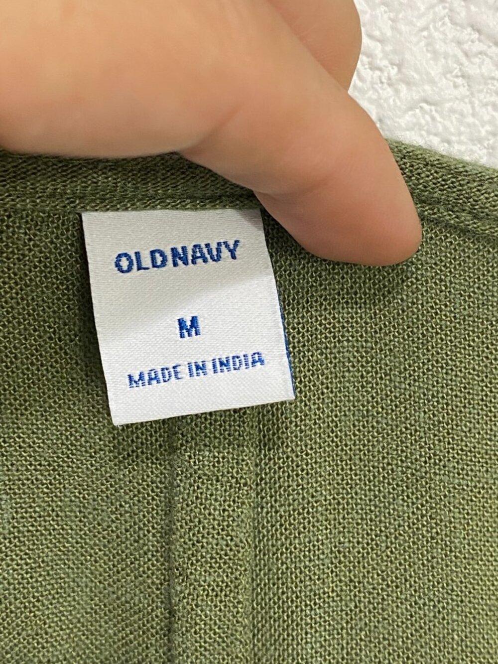 Old Navy Linen Blend Button Front Jumpsuit Boho Olive Green Medium - Picture 8 of 8